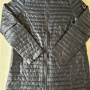 Duvetica Mens Goose Down Full Zip Puffer Jacket Blue Size 46